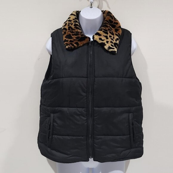 Cejon Vest Faux Fur Collar L - Picture 2 of 7